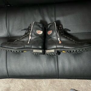Red wing motorcycle leather boots